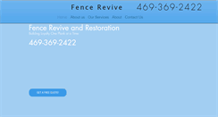 Desktop Screenshot of fencerevive.com